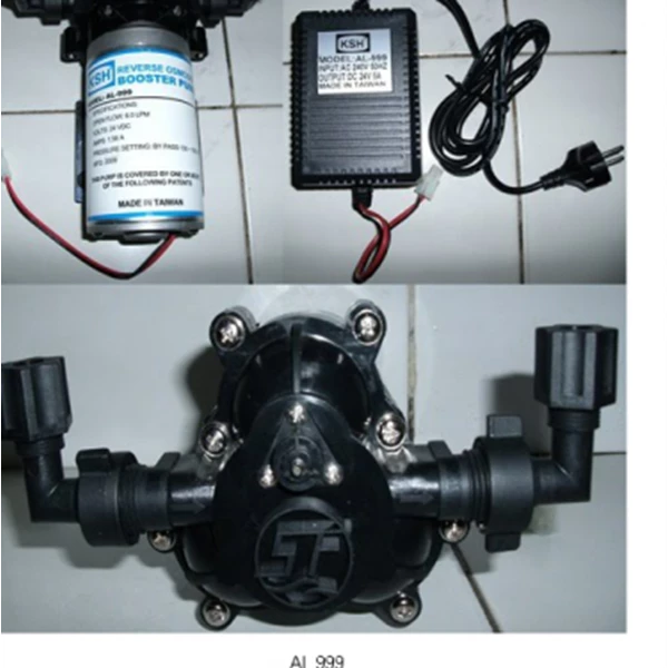 Pompa Pendorong Booster KSH AL 999 Kapasitas 6 Liter per menit