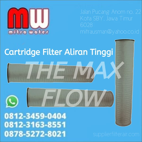 Catridge Filter Pleated Max Flow