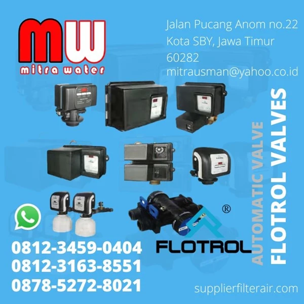 Foltrol Control valves for filter tubes