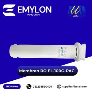 100 GPD Reverse Osmosis Membrane with PAC (Powdered Activated Carbon) Technology