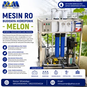 Mesin RO - Solusi Air Bersih  untuk Budidaya Hidroponik Melon