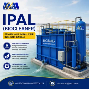 IPAL (Biocleaner) - Pengolahan Limbah Cair Industri Garam TDS Tinggi