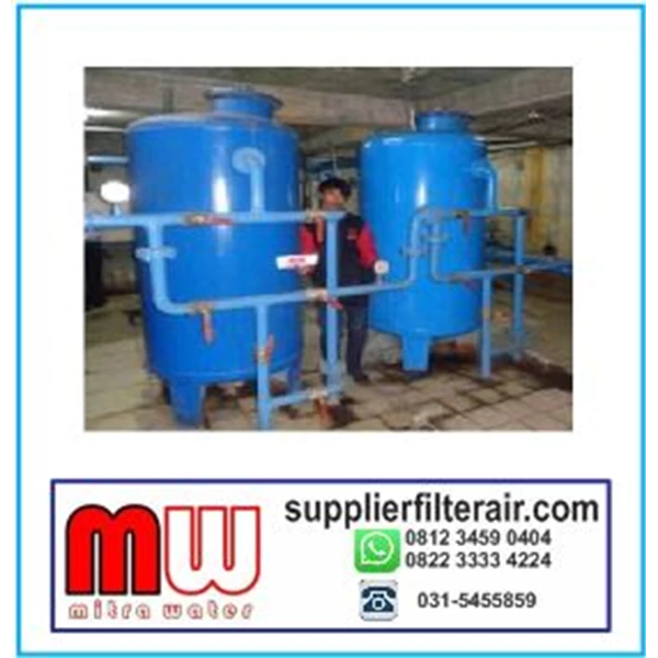 SAND FILTER and CARBON FILTER CAPACITY of 20 M3 PER HOUR