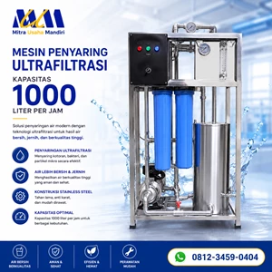 mesin penyaring ultrafiltrasi kapasitas 1000 liter per jam