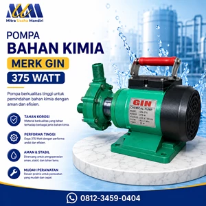 Pompa bahan kimia Merk Gin 375 Watt