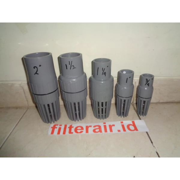 Foot valve PVC