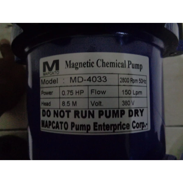Pompa kimia magnetic pump Mapcato MD 4033