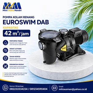 Pompa kolam renang Euroswim DAB Kapasitas 42 m3 / jam