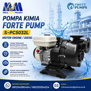 Pompa kimia Forte Pump S-PC5032L Motor Engine atau Diesel
