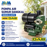 Pompa Air Sumur Dangkal manual dan auto merk DAB