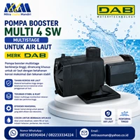 Pompa Booster Multi 4 SW Multistage Untuk Air Laut Merk DAB 