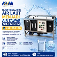 Filter Filters of Salt Water into Freshwater Ready to Drink 1500 LPD