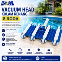 Pool Vacuum Head 8 wheels