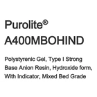 Resin Anion Mixed Bed Purolite A 400 MB 1