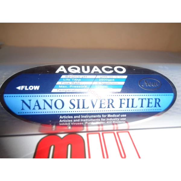 Silver Nano Filter Cartridges
