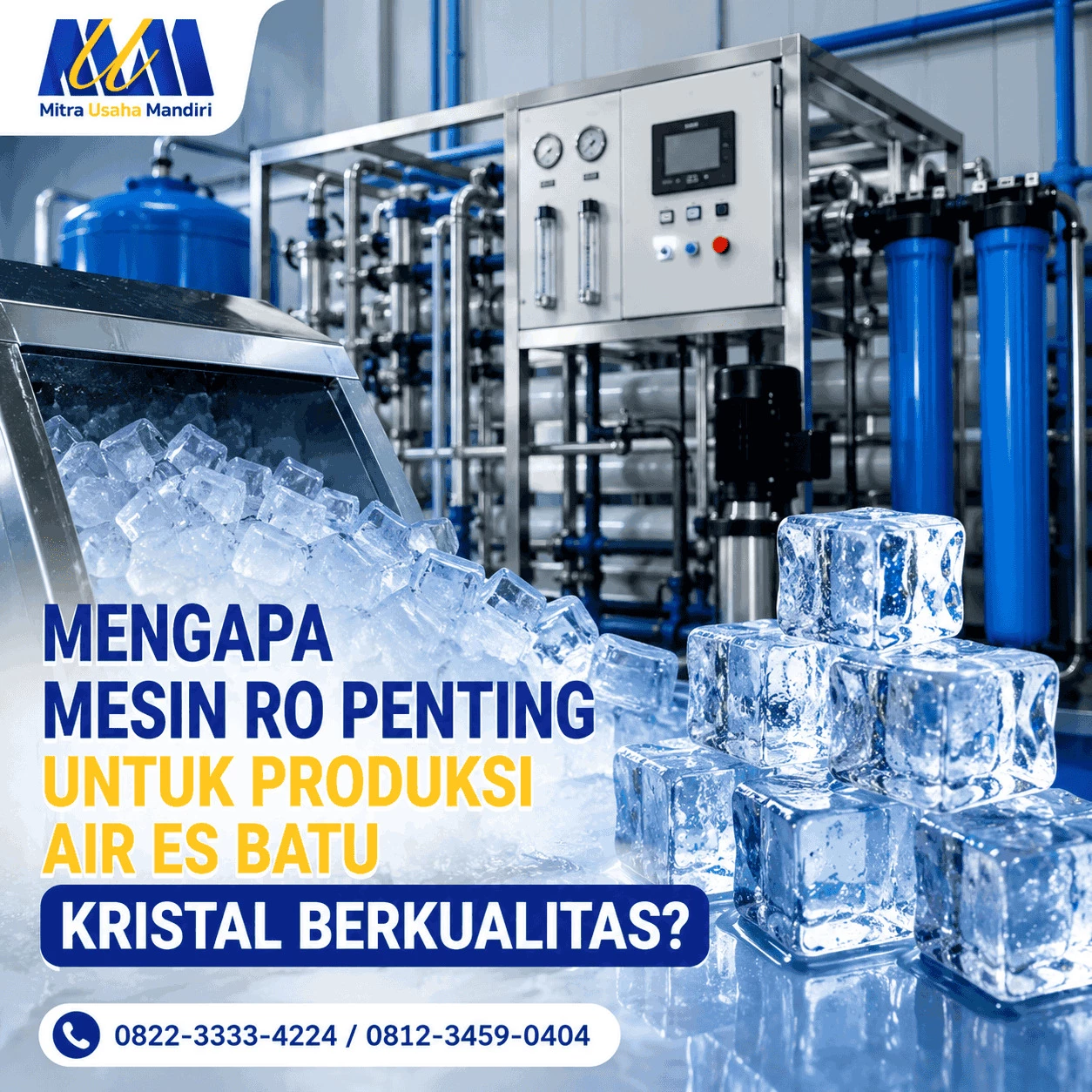 Mengapa Mesin RO Penting untuk Produksi Air Es Batu Kristal Berkualitas?